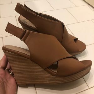 Restricted Marlow Wedge Heel, Nude, Size 10, NWT